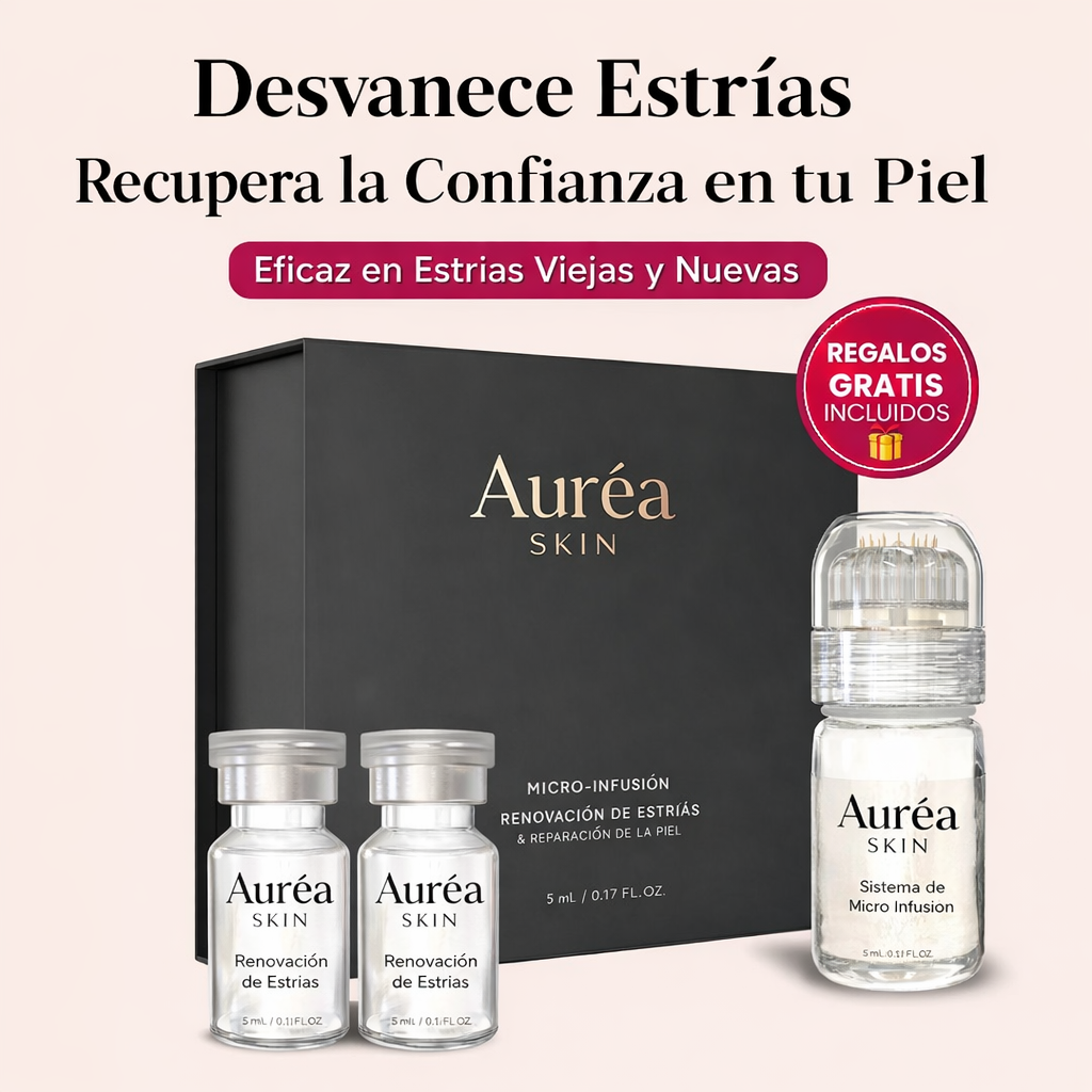 Sistema Auréa Skin Para Estrías – Micro-Infusión en Casa